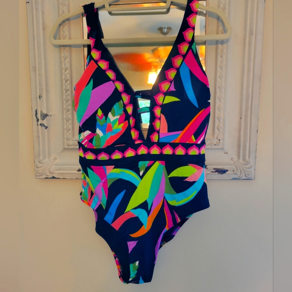 Trina trunk one piece swimsuit
